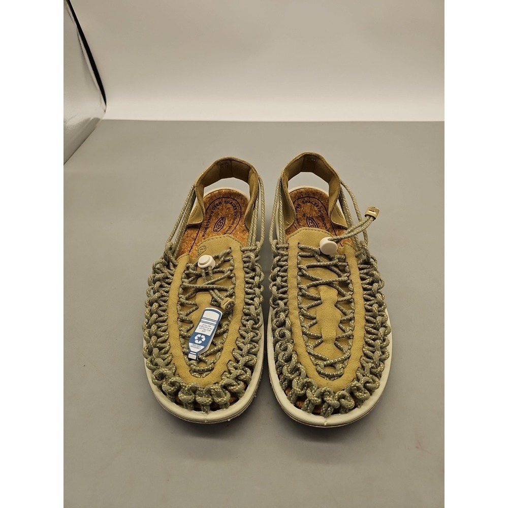 Keen Womens Uneek 1028869 Olive Bungee Cord Slip On Fisherman Sandals Size US 10 - Picture 2 of 5